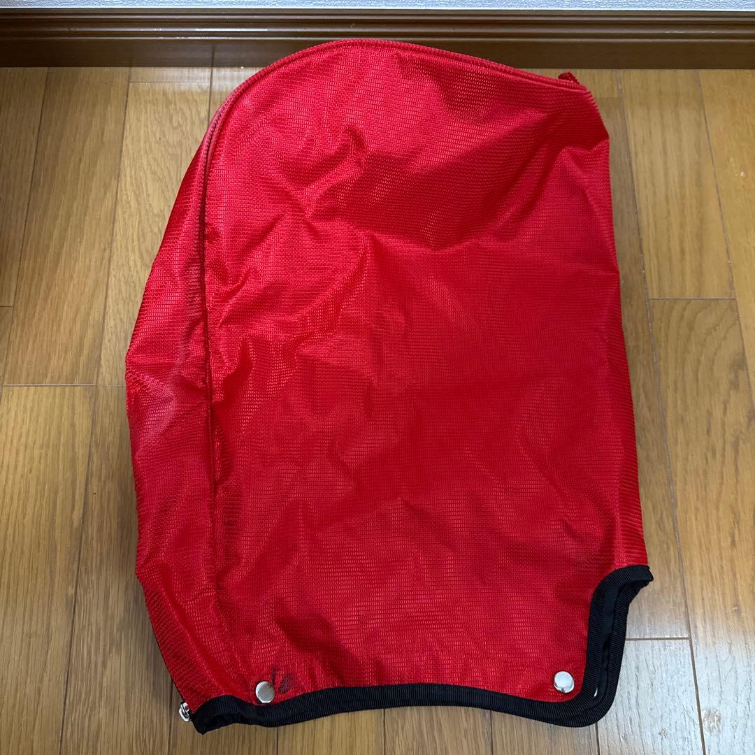 adidas キャディバッグ レッド ブラック