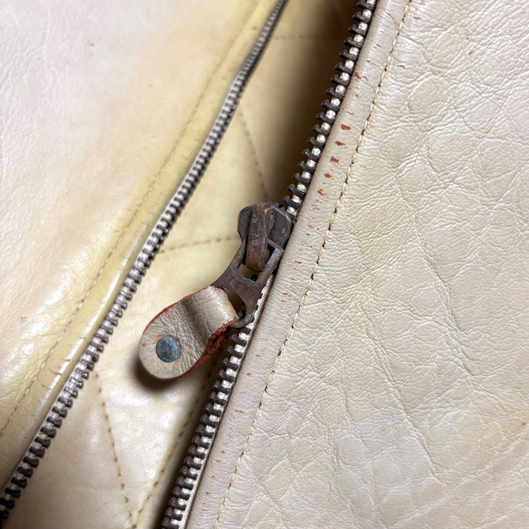 90s 希少 HARLEY DAVIDSON スタジャン バイカラー Lサイズ