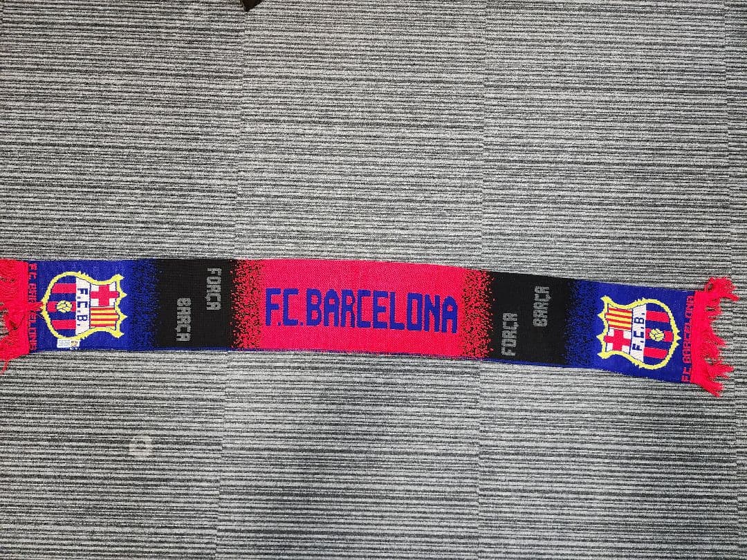 サッカーマフラー4点セット　インテルマンチェスターUバルセロナアーセナル　未使用