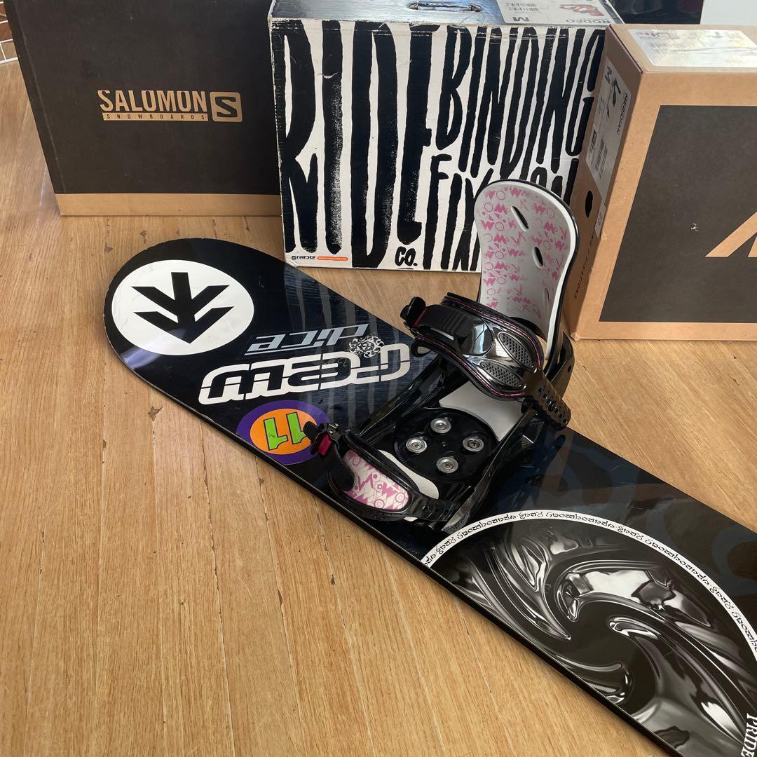 GRAY　良質国産スノーボードセットOGASAKA製　MORROWバイン付