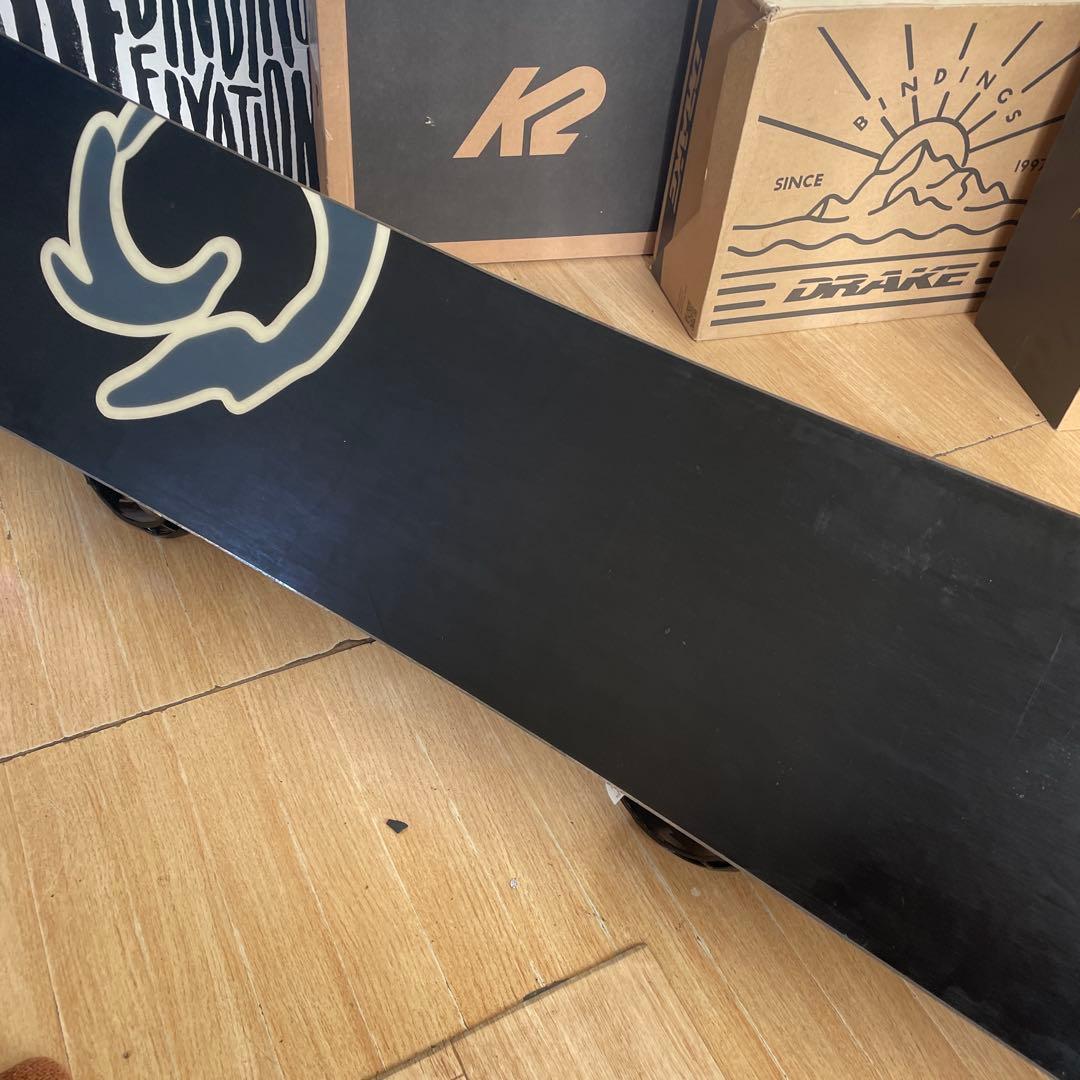 GRAY　良質国産スノーボードセットOGASAKA製　MORROWバイン付