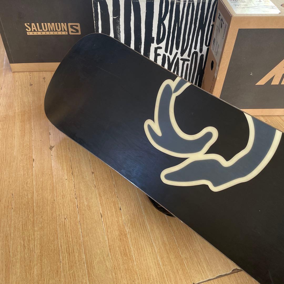 GRAY　良質国産スノーボードセットOGASAKA製　MORROWバイン付