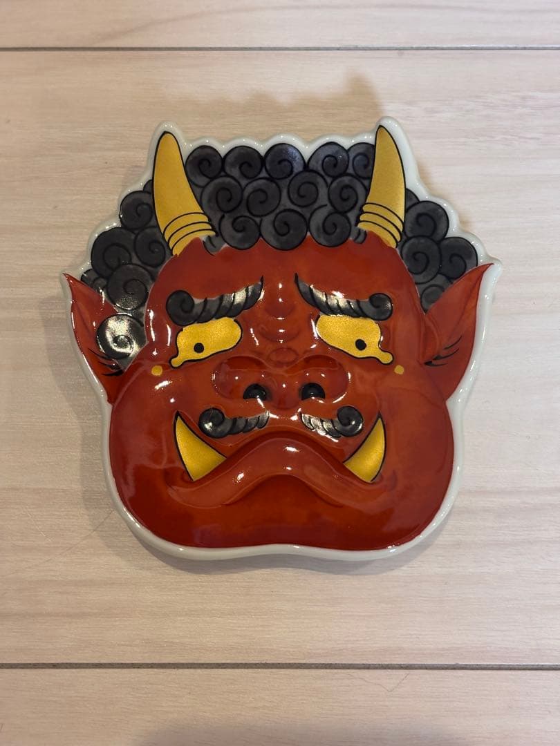 【monet3】有田焼　節分　幸楽窯　泣いた赤鬼　おふくさん