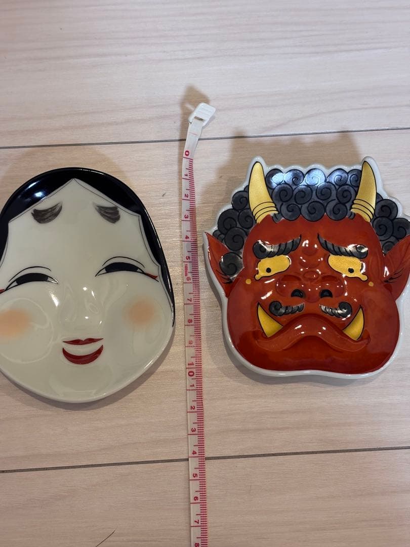 【monet3】有田焼　節分　幸楽窯　泣いた赤鬼　おふくさん