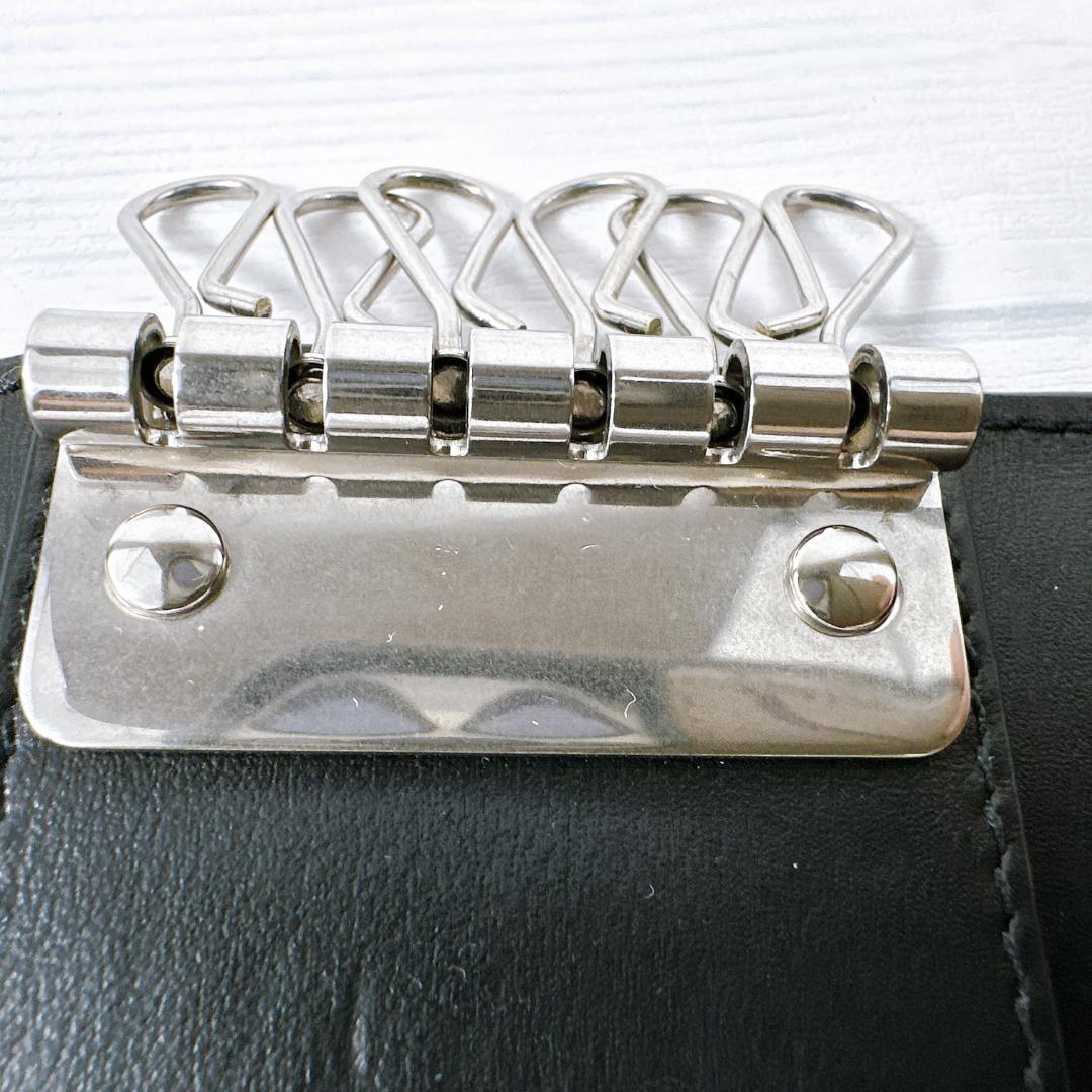 CELINE セリーヌ 6連 レザー キーケース クロコダイル型押しカーフスキン