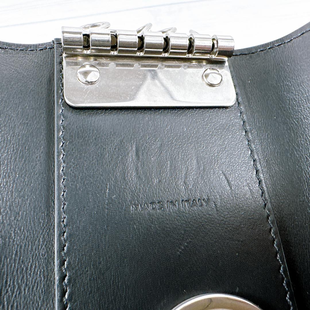 CELINE セリーヌ 6連 レザー キーケース クロコダイル型押しカーフスキン