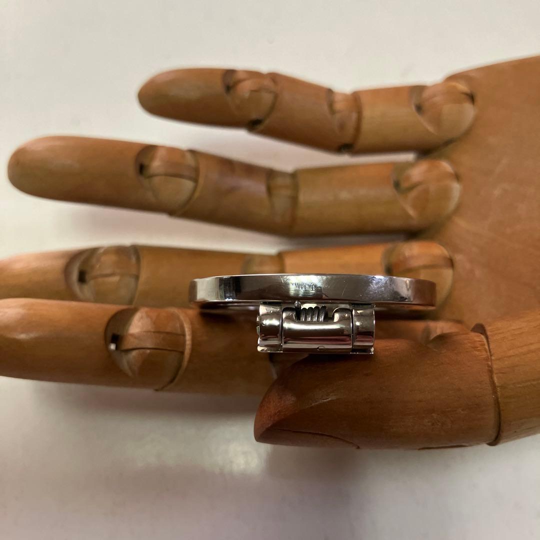 前*伸様 グッチシルバーマネークリップブラックGG ロゴ　インターロッキング　G