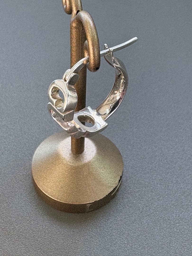 アクセサリー *GUCCI*/ logo foop earring /Ag925/No1542