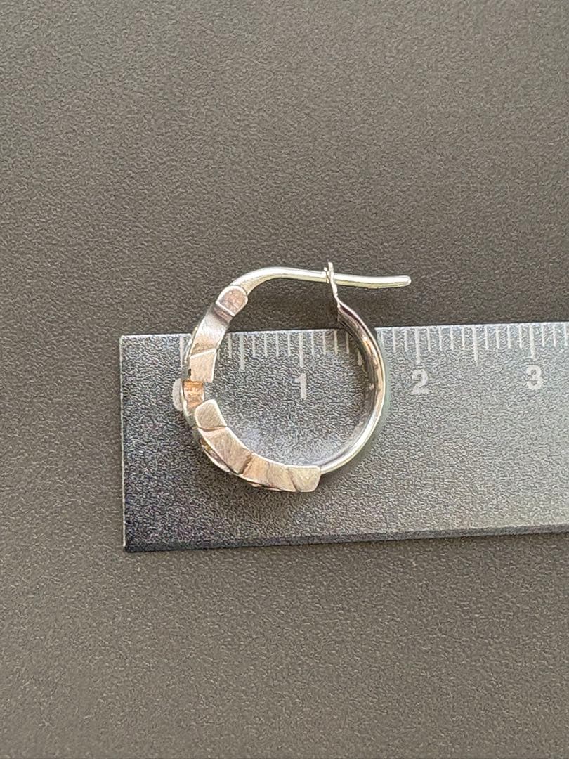 アクセサリー *GUCCI*/ logo foop earring /Ag925/No1542