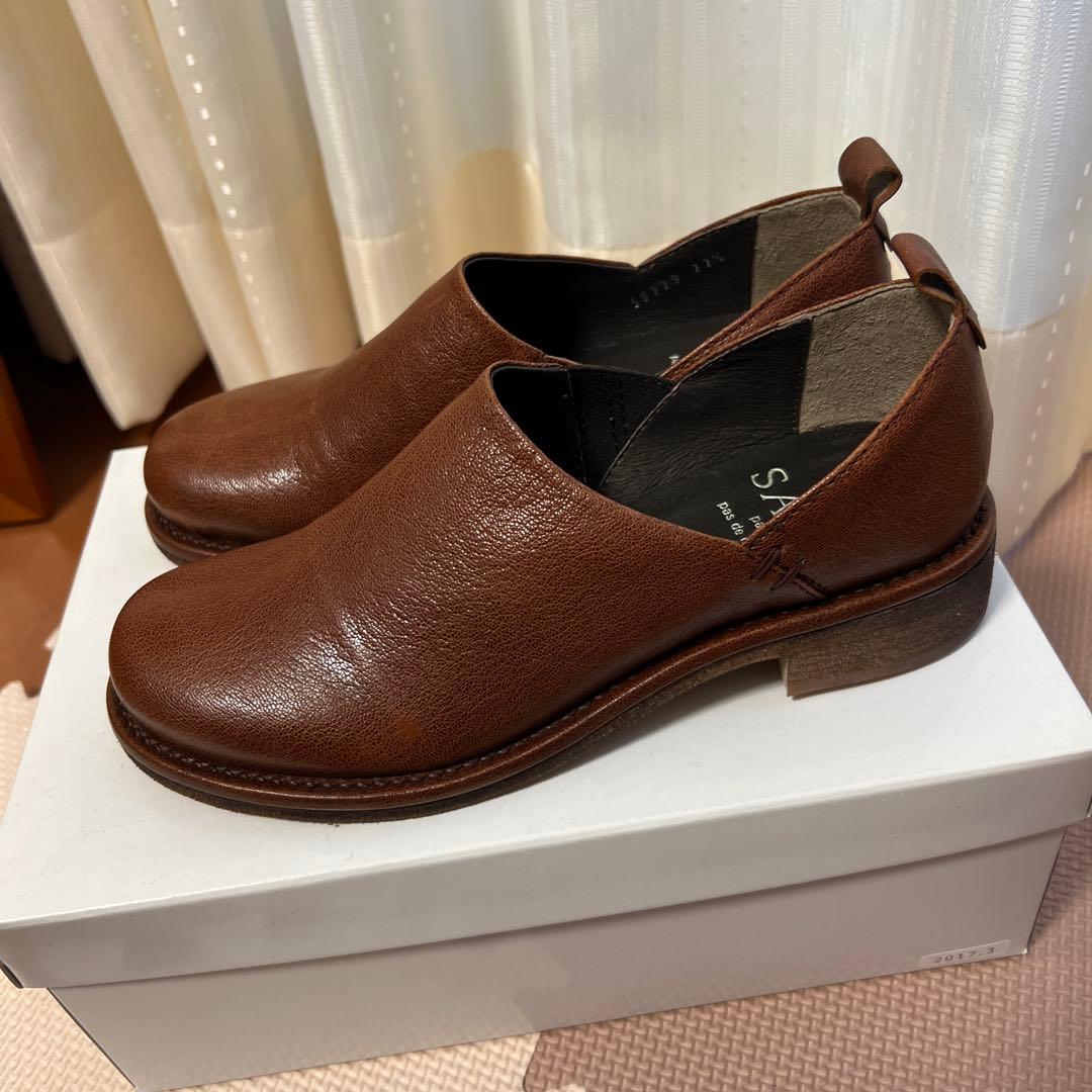 未使用　SAYA ブラウン スリッポン