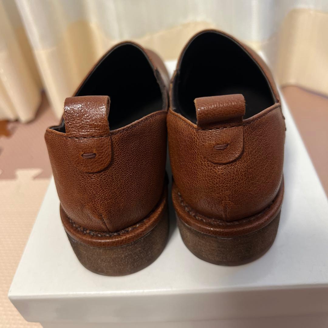 未使用　SAYA ブラウン スリッポン