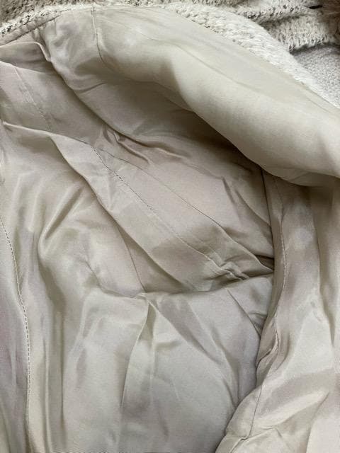 (K11156) Rossa アルパカ入りウールフォックスファー付きロングコート