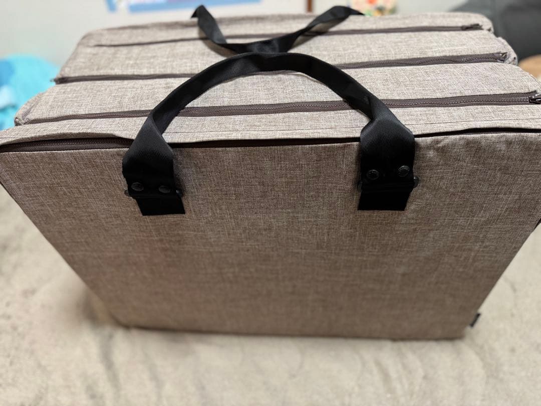 ファルスカ コンパクトベッド free ブラウン 美品