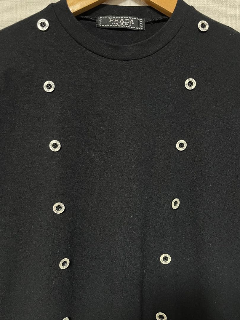 PRADA SPORT 黒 長袖 Tシャツ カットソー