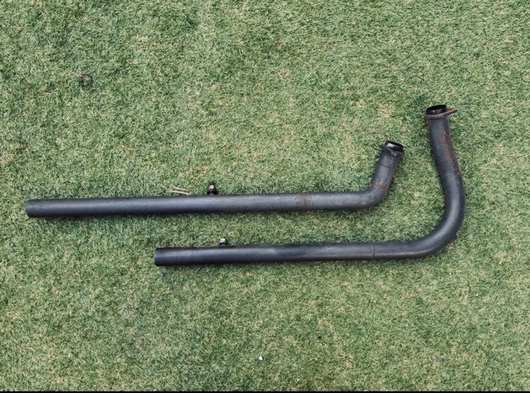 ハーレー　ショベル　ショットガンマフラー