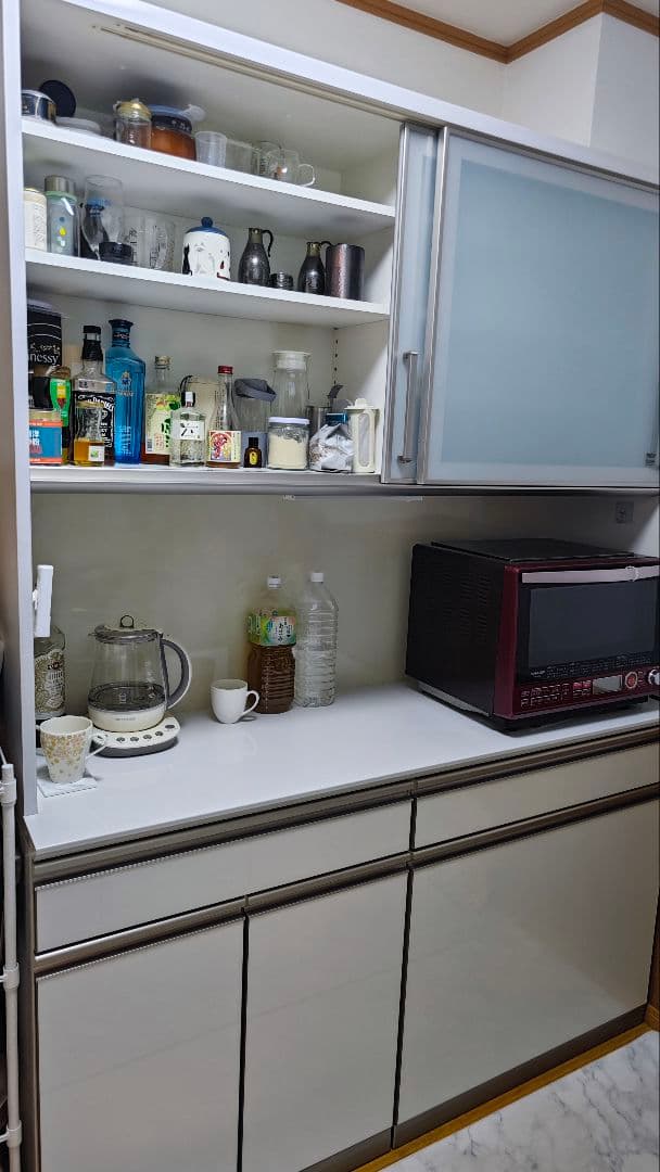 【最終値下！送料込！！】食器棚 大塚家具 「10月10日まで出品」