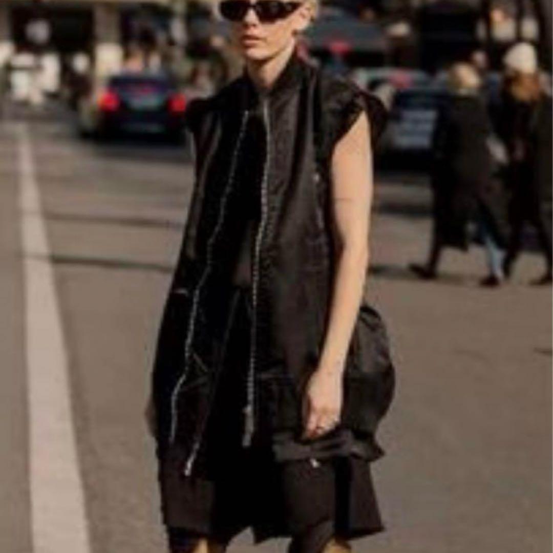 【新品未使用】sacai 22SS MA-1 ドッキングワンピース ベスト