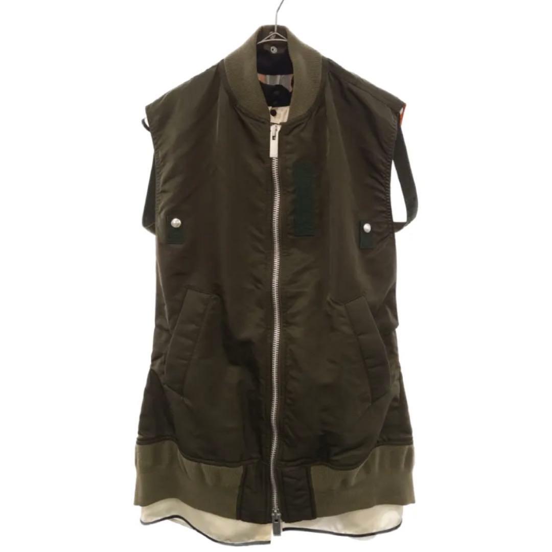 【新品未使用】sacai 22SS MA-1 ドッキングワンピース ベスト