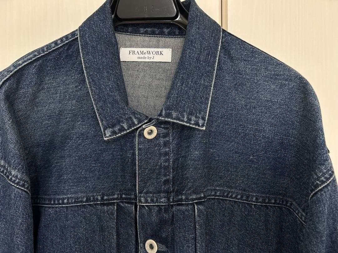 FRAMeWORKフレームワークmadebyJ袖ボリュームデニムジャケット美品