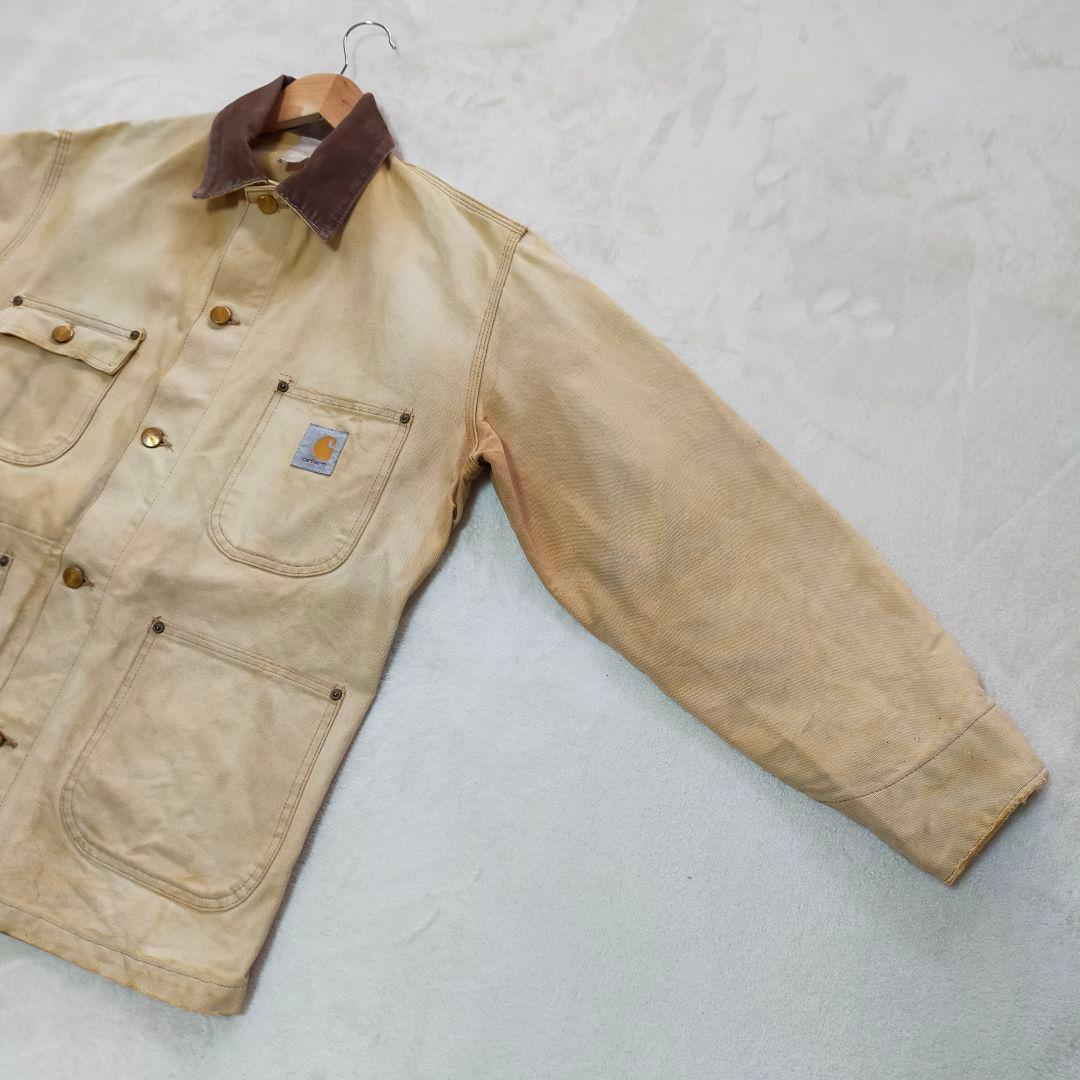 90S　USA製　星タグ　38　裏地なし　カーハート　チョアコート