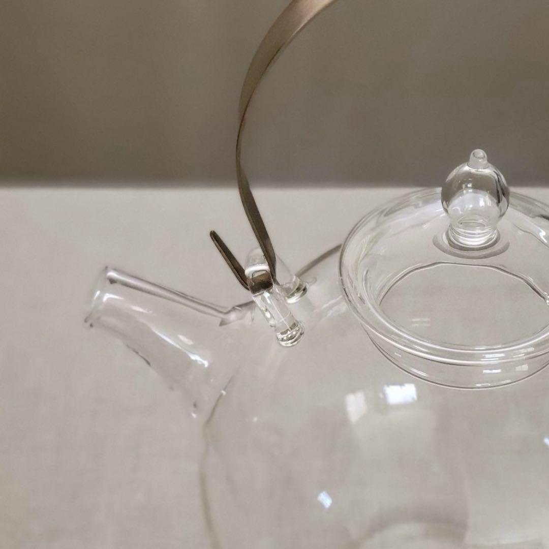 【未使用】クラフトユー まんまる ガラスポット 0.5L