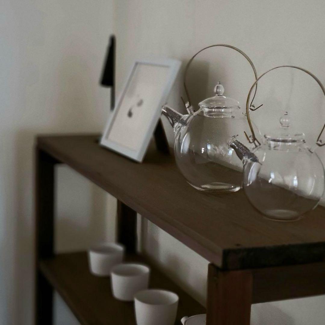 【未使用】クラフトユー まんまる ガラスポット 0.5L