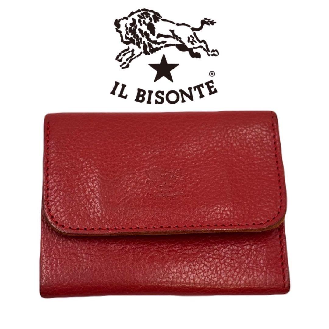 【IL BISONTE】ビンテージ 本革キーケース＆ミニ財布 外注修理済
