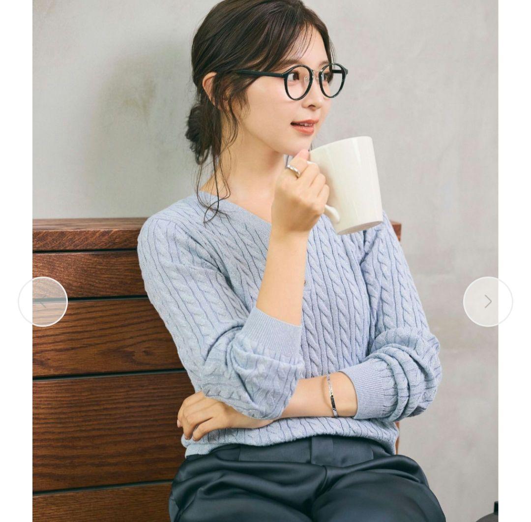 stola. ミニケーブルプルオーバー+ストレートスカート ニットアップ　完売品