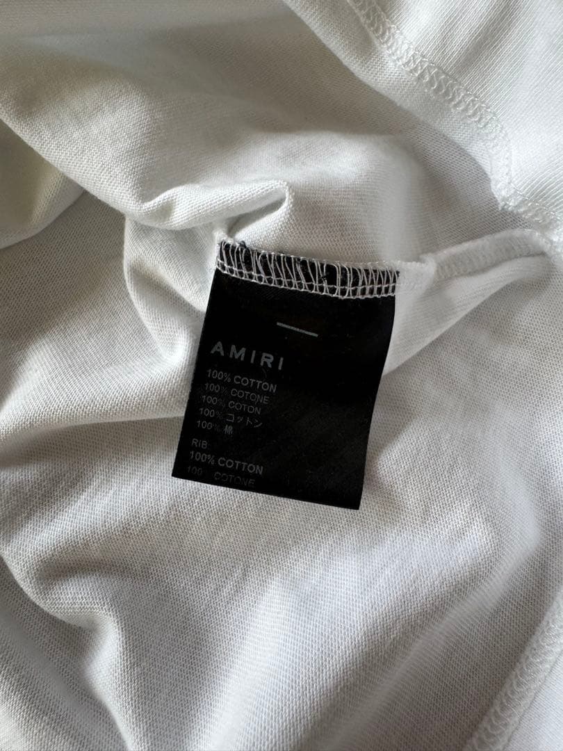 AMIRI アミリ ロゴTシャツ ホワイト XXL