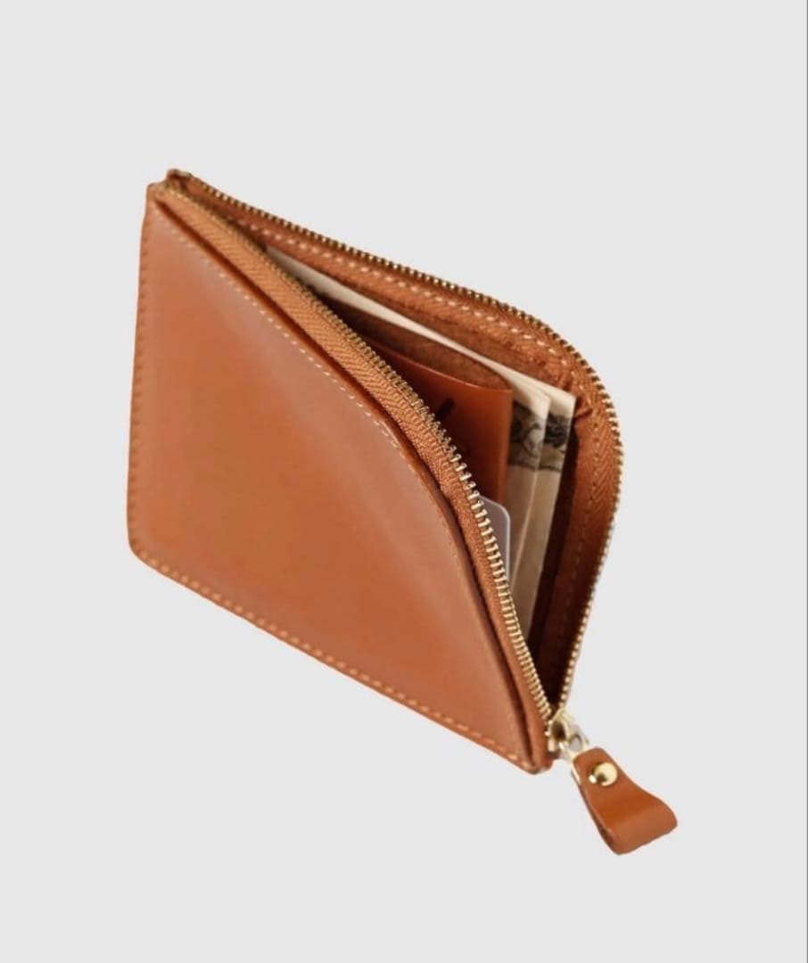 お値下げ中❗️土屋鞄製造所　ブラウン 財布Lファスナーオーク　ヌメ革