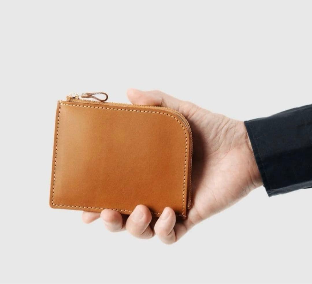 お値下げ中❗️土屋鞄製造所　ブラウン 財布Lファスナーオーク　ヌメ革