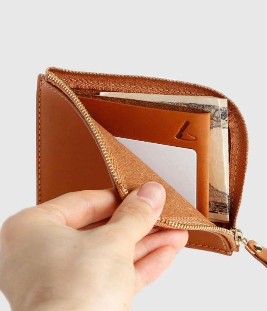 お値下げ中❗️土屋鞄製造所　ブラウン 財布Lファスナーオーク　ヌメ革