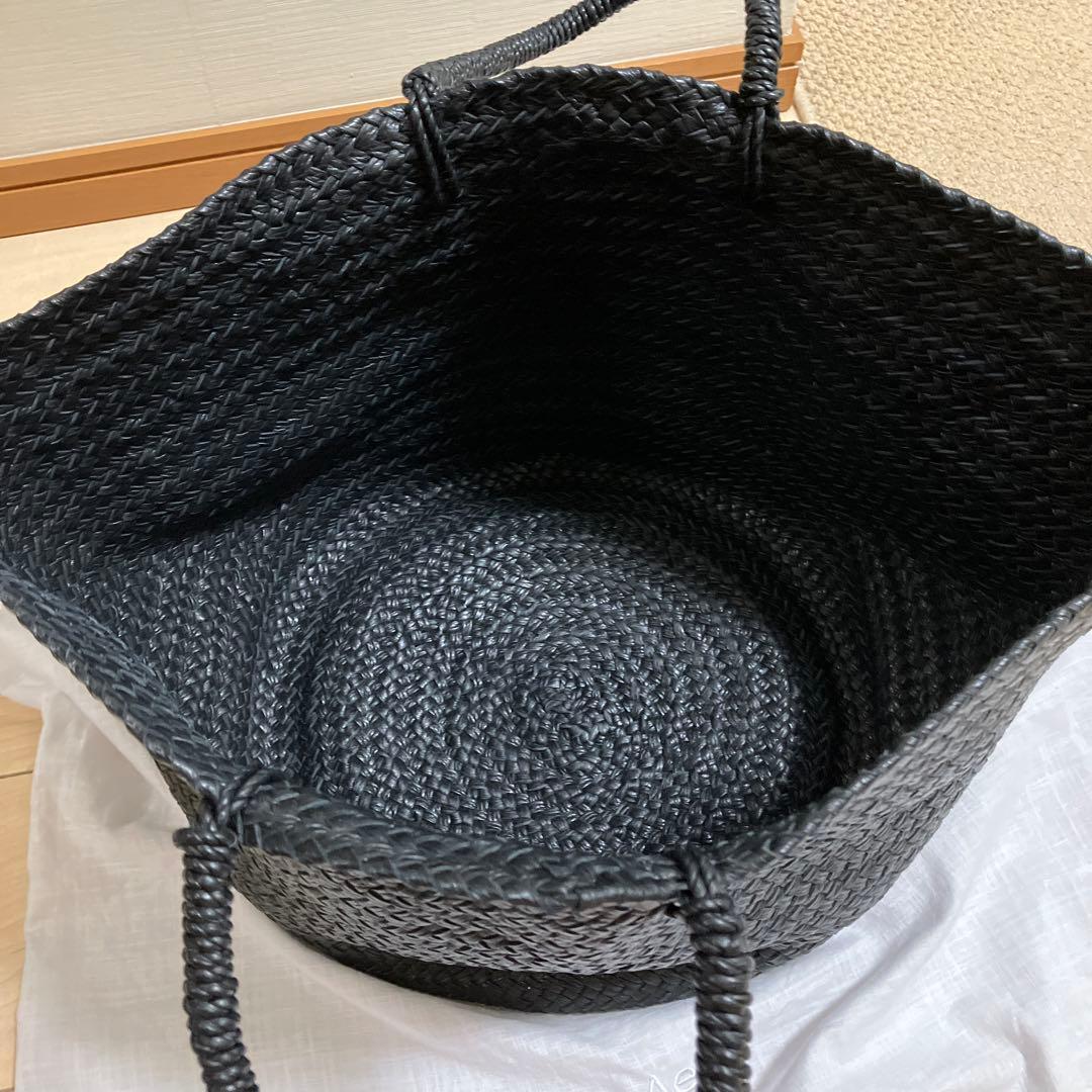 aeta アエタ　カウレザーバスケット　L