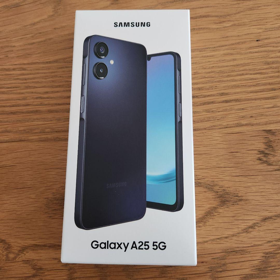 【新品未使用】Samsung Galaxy A25 5G ブラック　ギャラクシー