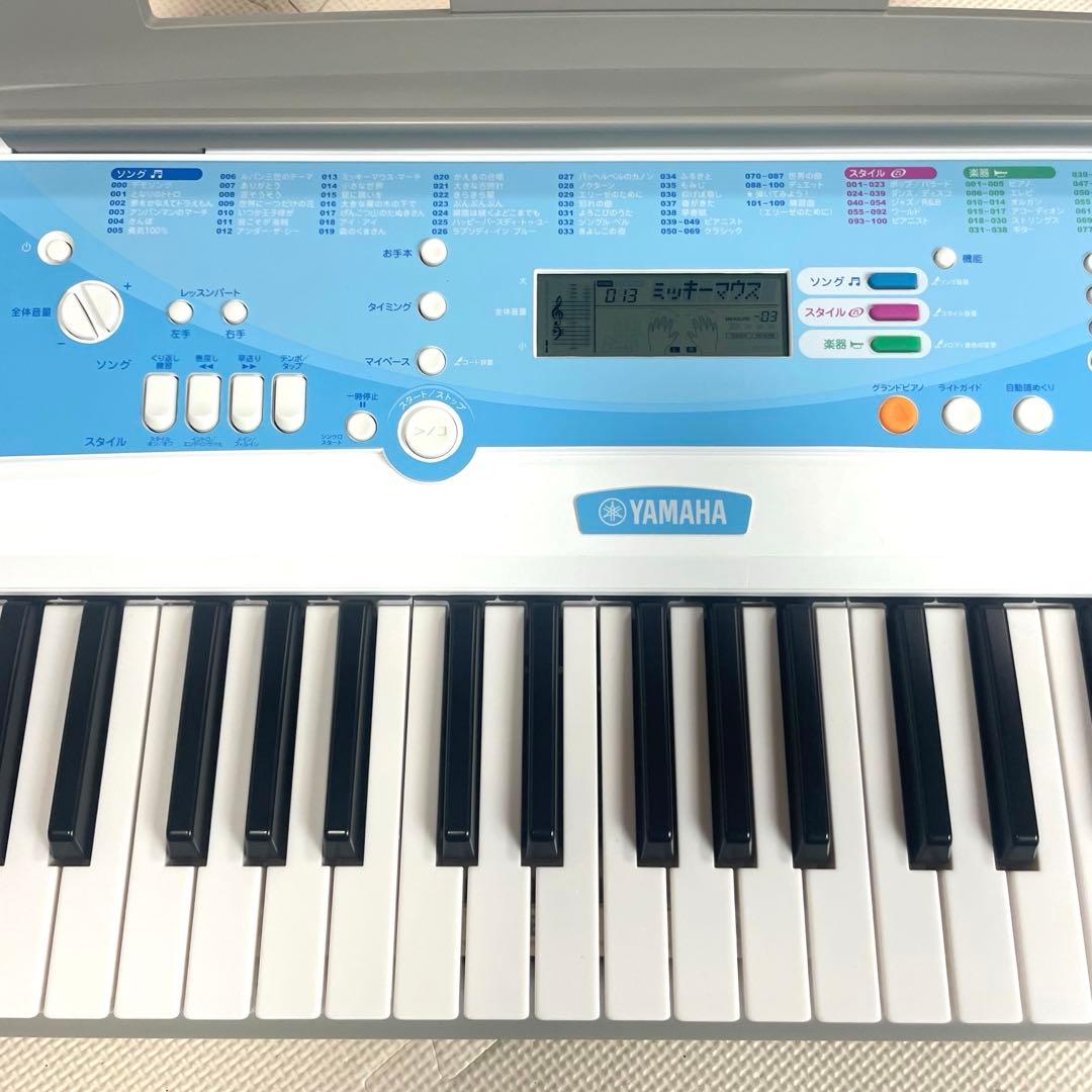 ◯ヤマハ 電子キーボード EZ-J220 専用スタンド 譜面台 付き