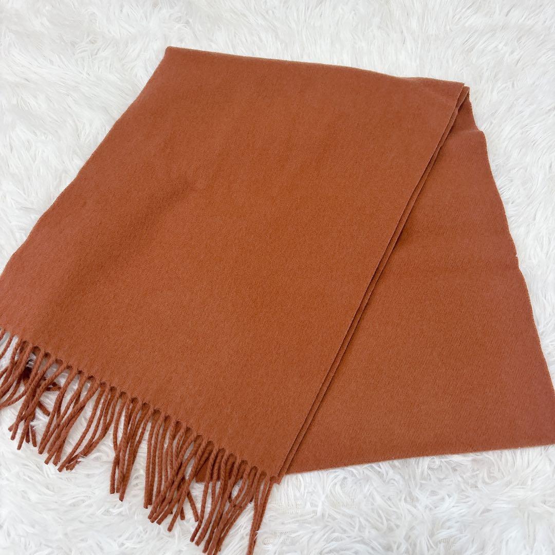 ✨新品タグ付き✨ヴィヴィアンウエストウッド　マフラー　ロゴ入り　ウール　キャメル