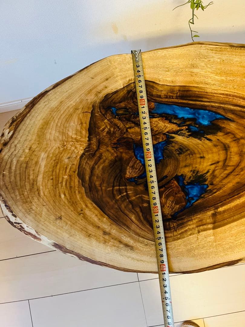 レジンテーブル　輪切りテーブル　一枚板テーブル　サイドテーブル