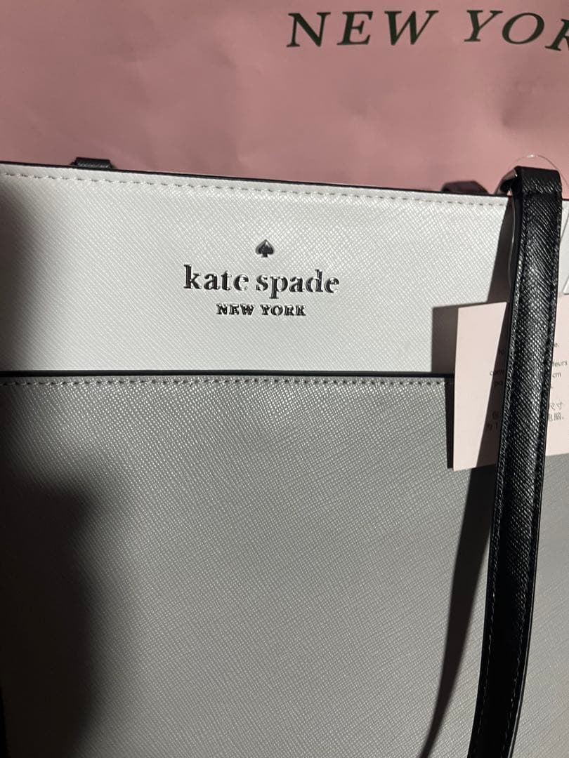 kate spade グレー トートバッグ