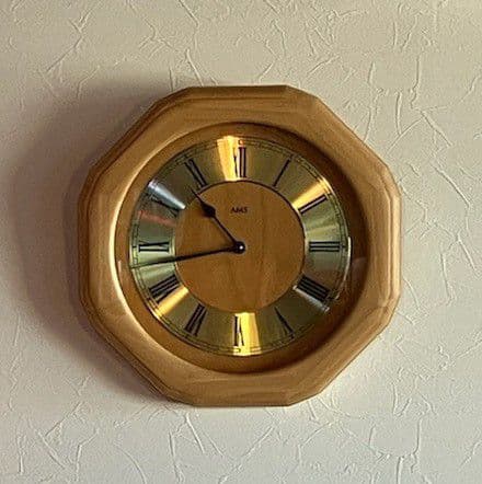 本日即決価格　希少　北欧　ドイツ製　ユンハンス　無垢材　ウォール　クロック