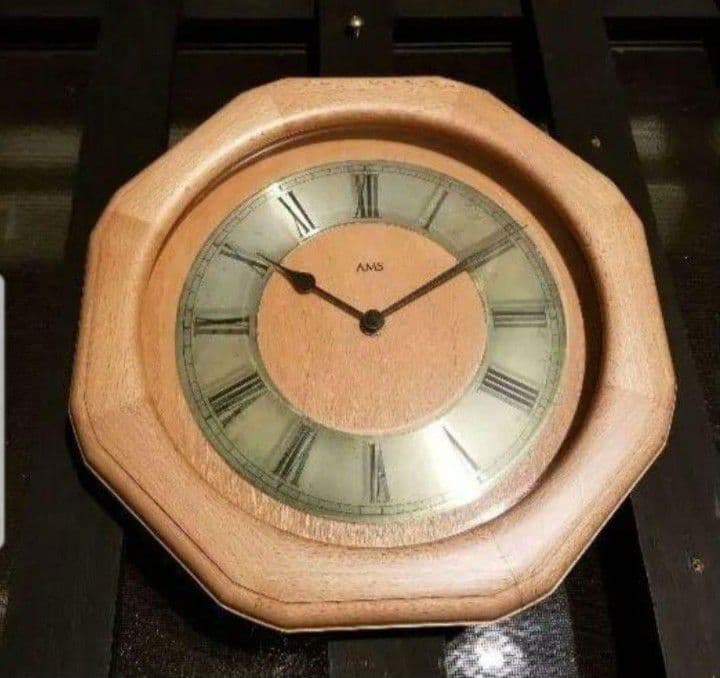 本日即決価格　希少　北欧　ドイツ製　ユンハンス　無垢材　ウォール　クロック