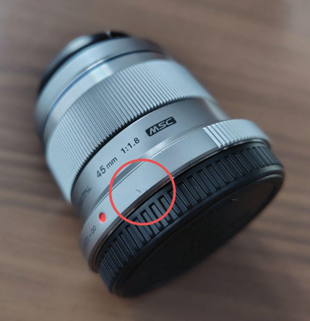 OLYMPUS M.ZUIKO DIGITAL 45mm F1.8 シルバー