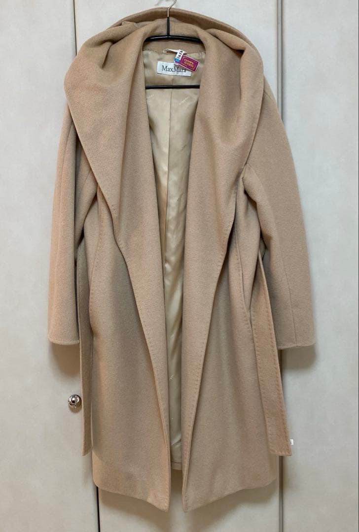 期間限定‼️新春セール‼️☆マックスマーラ☆フードコート　ベルテッド　ベージュ　38