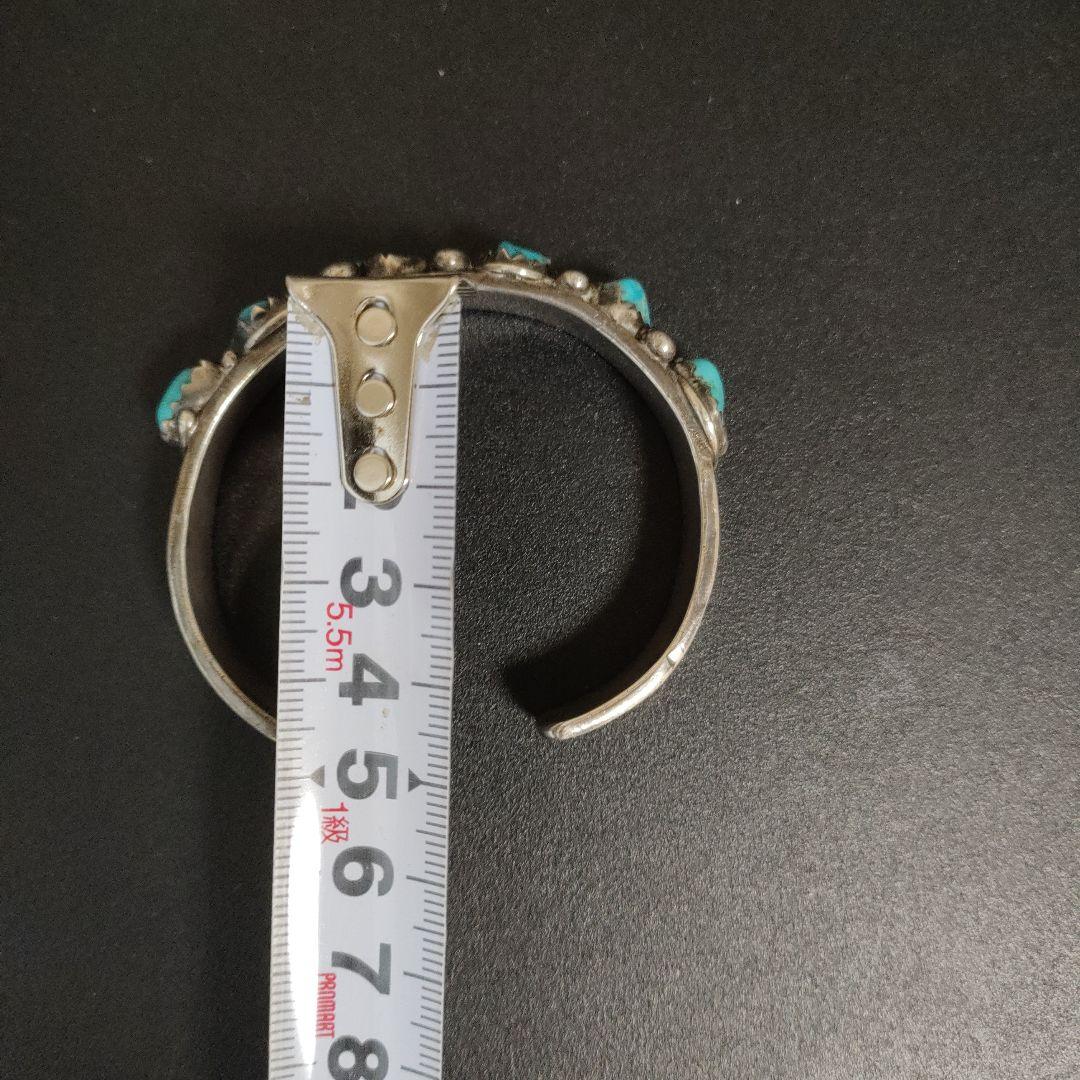 ターコイズ バングル　シルバーバングル