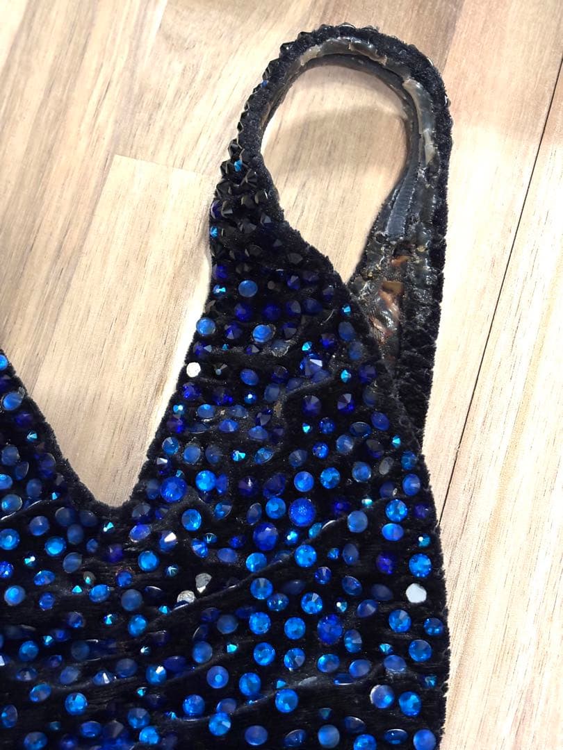 SVビキニJBBFビキニフィットネス青グラデ