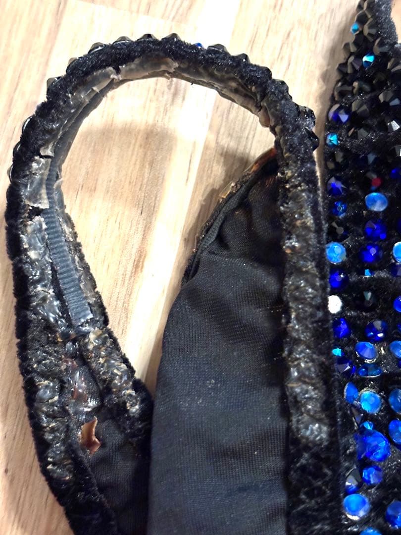 SVビキニJBBFビキニフィットネス青グラデ