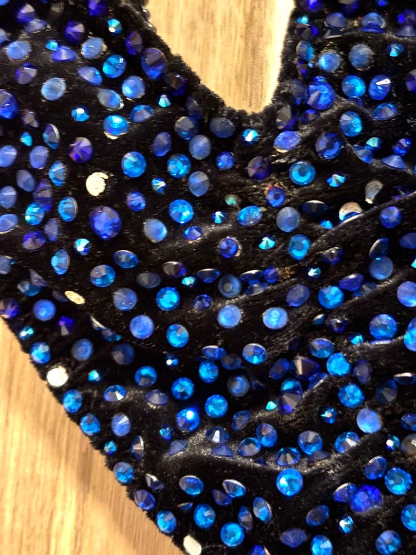 SVビキニJBBFビキニフィットネス青グラデ