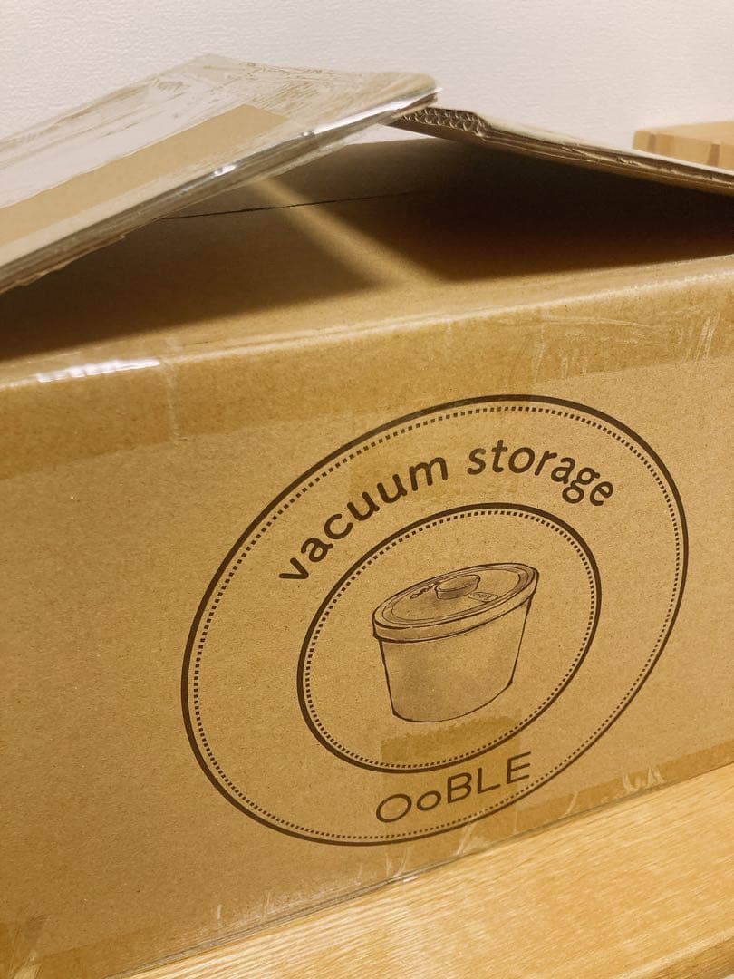 OoBLE ステンレス真空食品保存容器ミニ・米びつ