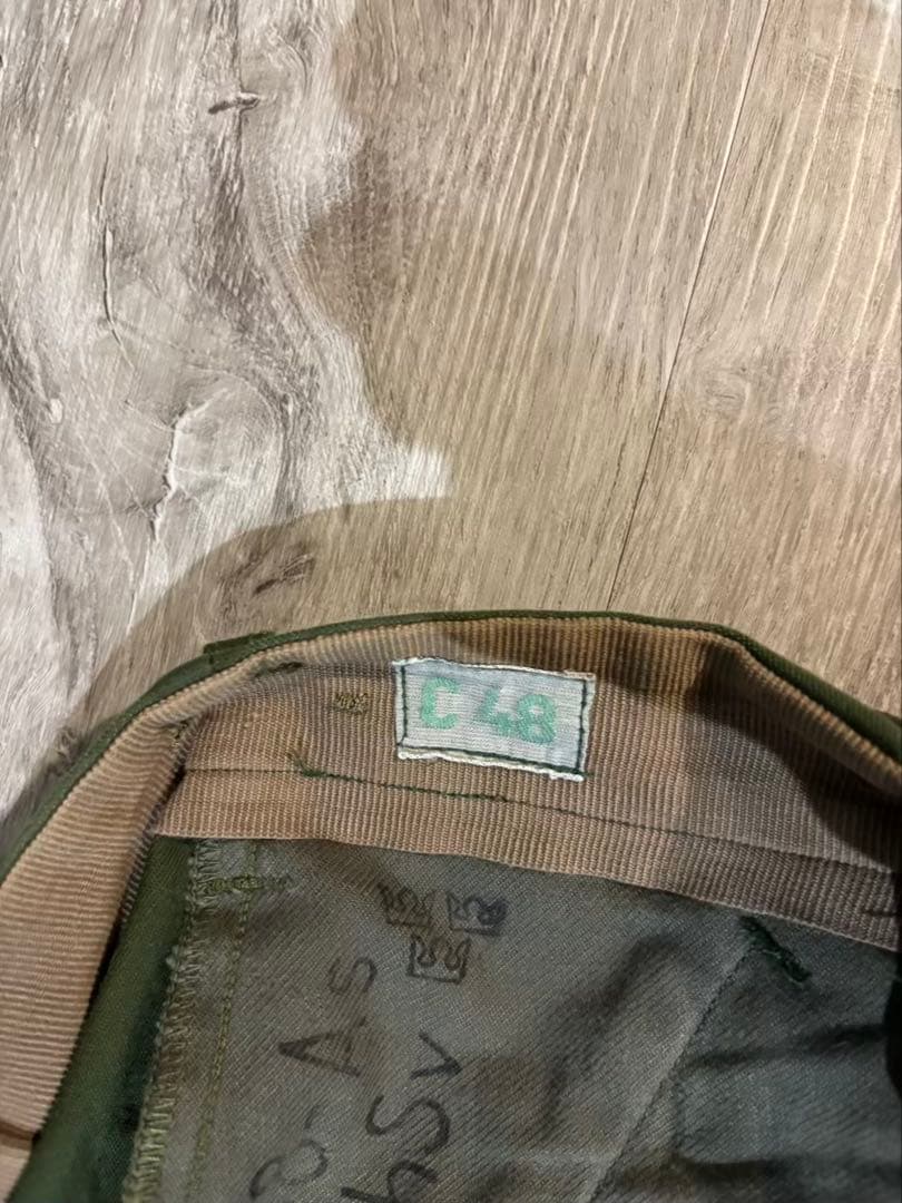 434 希少 スウェーデン軍 M59 カーゴパンツ C48 ベルト付き
