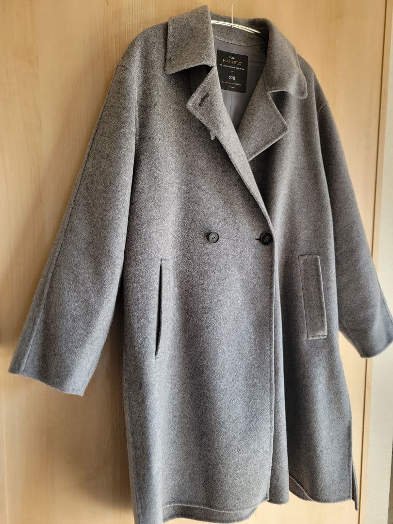 品切れ　23区 MANTECOPure チェスターコート　アウター　M　グレー