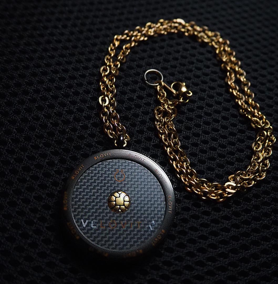 【値下げ！】中古VELOVITA TUUN 電磁波対策ペンダント【ブラック】